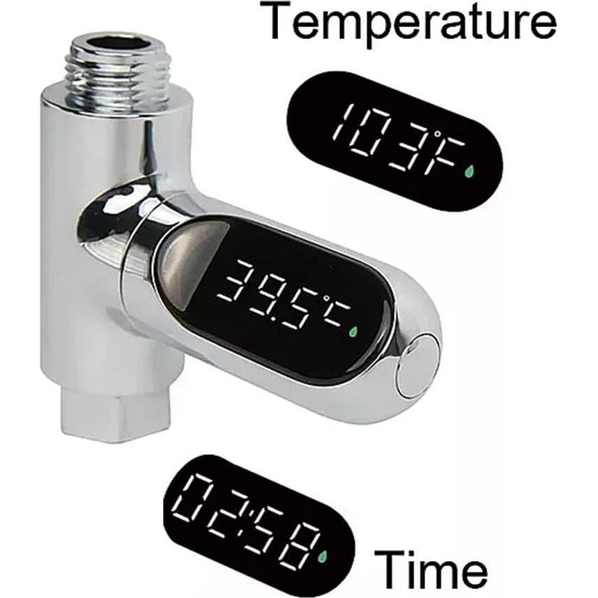 Termómetro de Ducha DUFFOBAN con Pantalla LED 360°