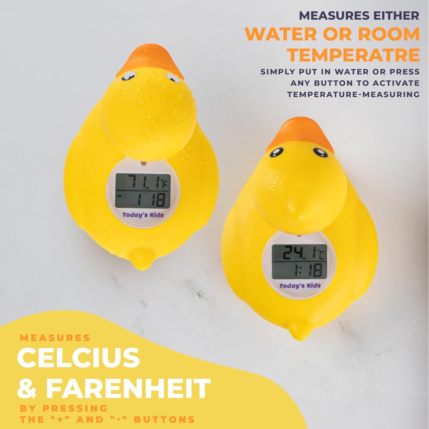 Termómetro de Baño para Bebés Pato - Today's Kids - Alarma Temperatura