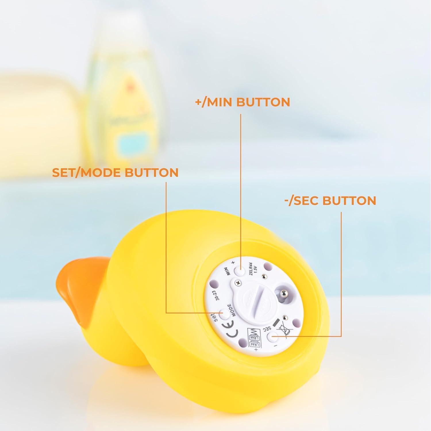 Termómetro de Baño para Bebés Pato - Today's Kids - Alarma Temperatura