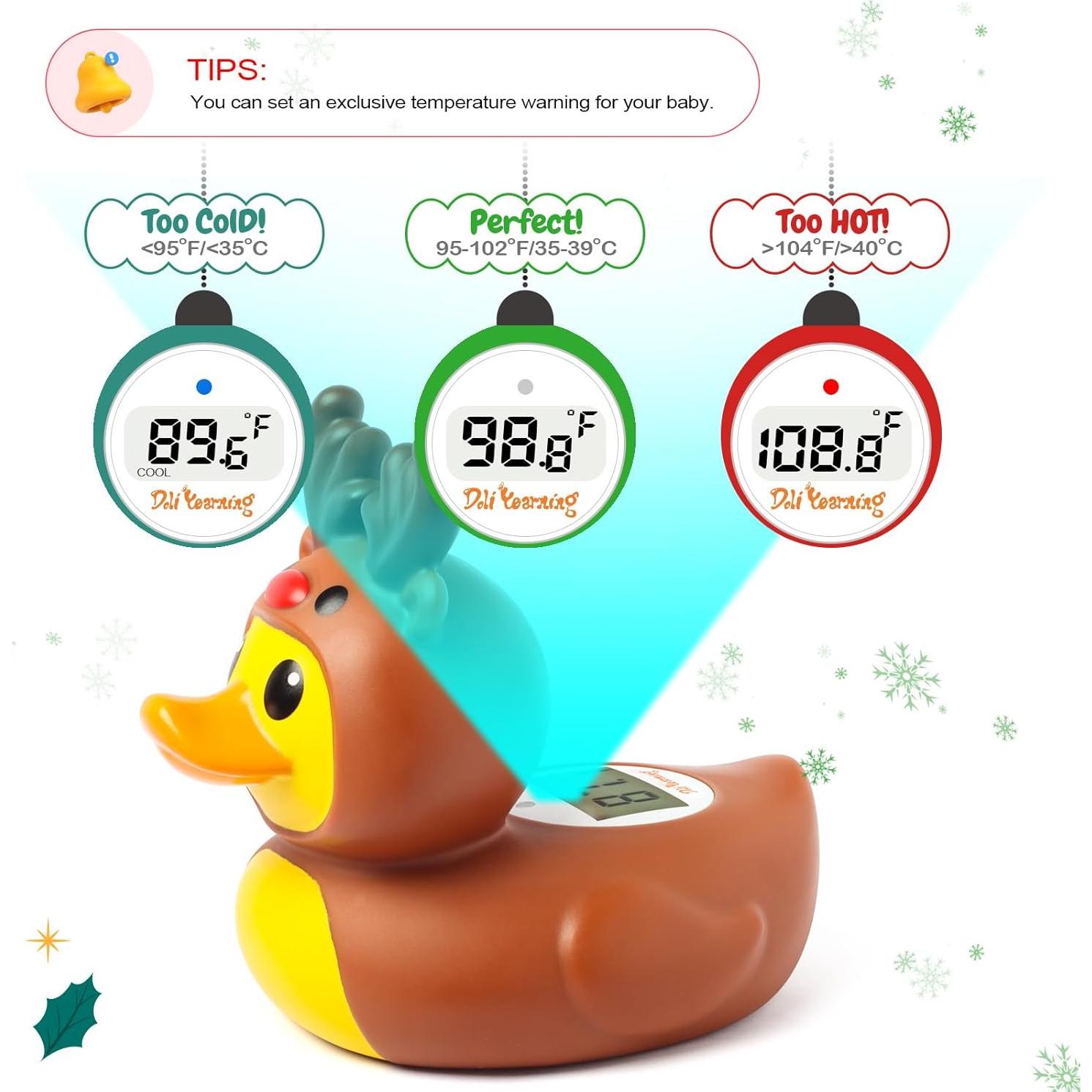 Termómetro de baño para bebés Doli Yearning LCD Seguro