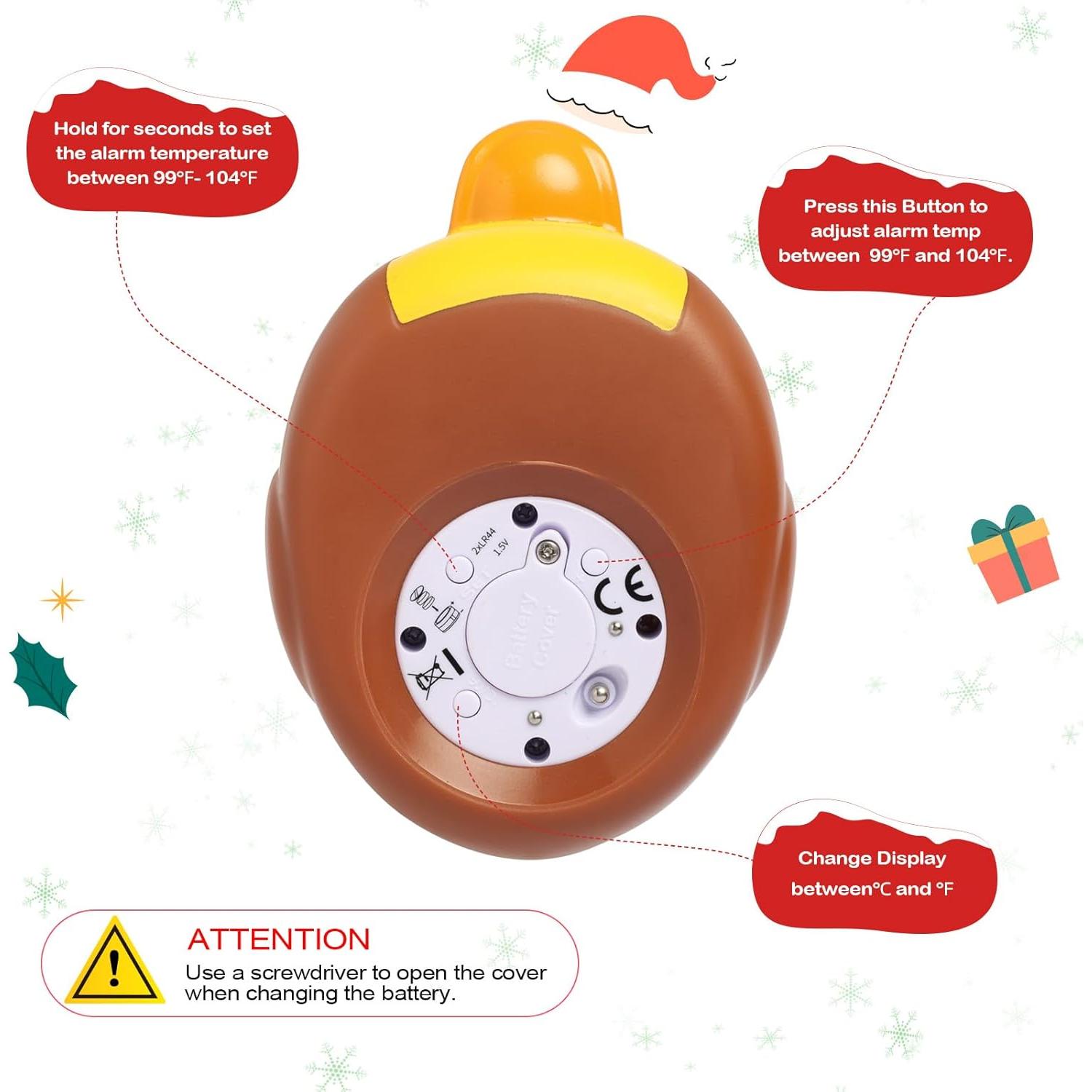 Termómetro de baño para bebés Doli Yearning LCD Seguro