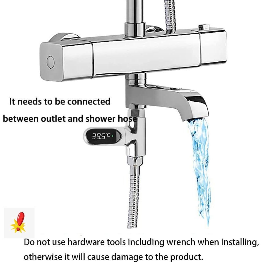 Termómetro de Ducha Digital WATSAVPUP LED 360° Agua Bebé