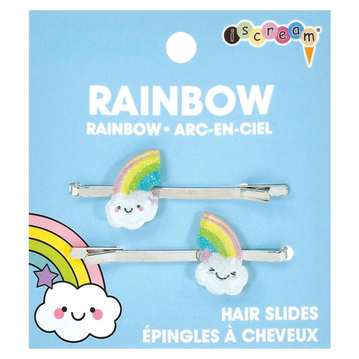 Conjunto de 2 Diademas Decoradas iscream Arcoíris Más Feliz