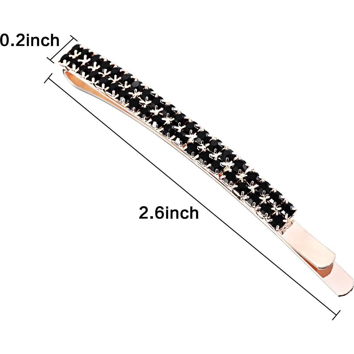 Horquillas de Rhinestone Yaomiao 16 Piezas Elegantes para Cabello