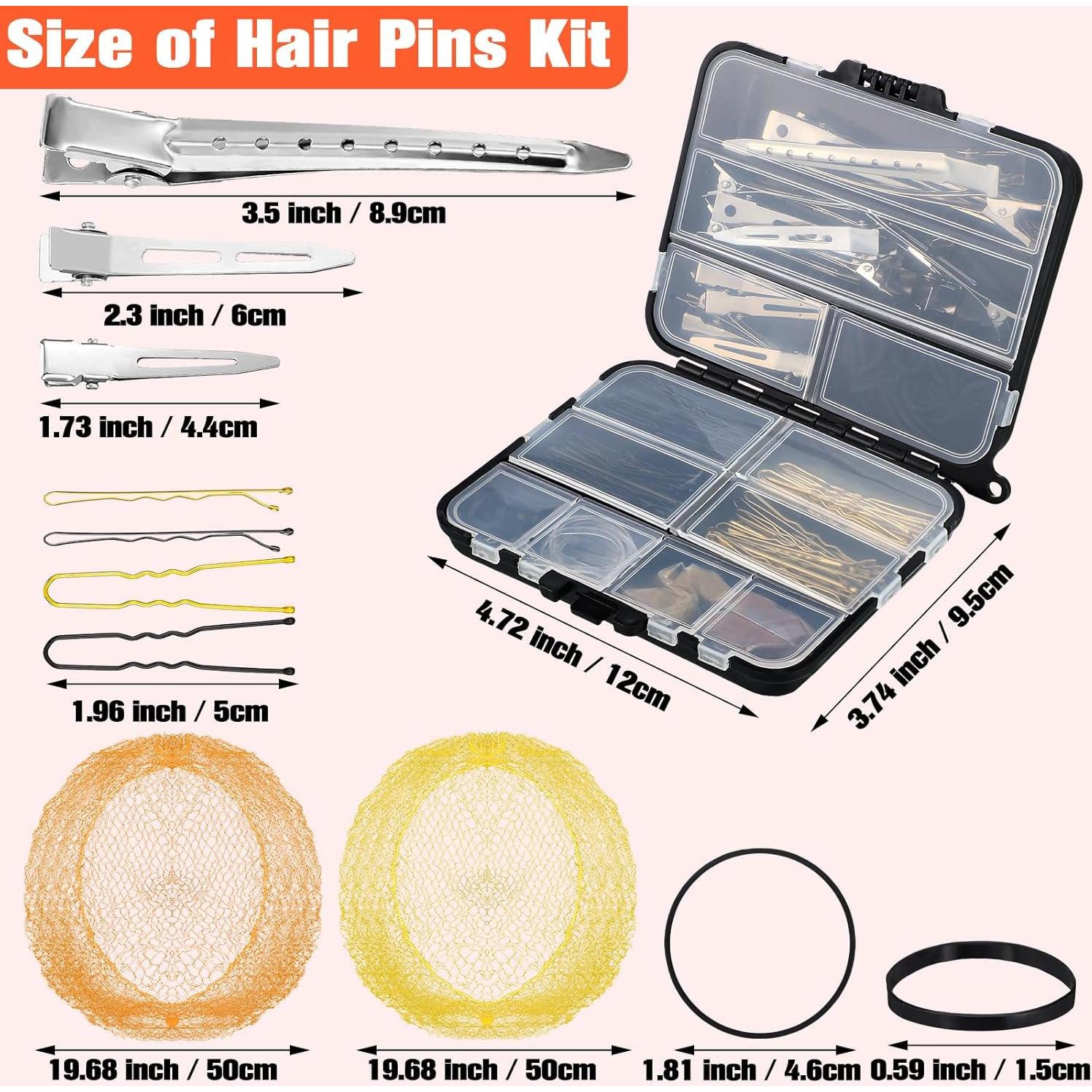 Kit de 160 Piezas de Horquillas y Cepillos Teenyyou - Negro