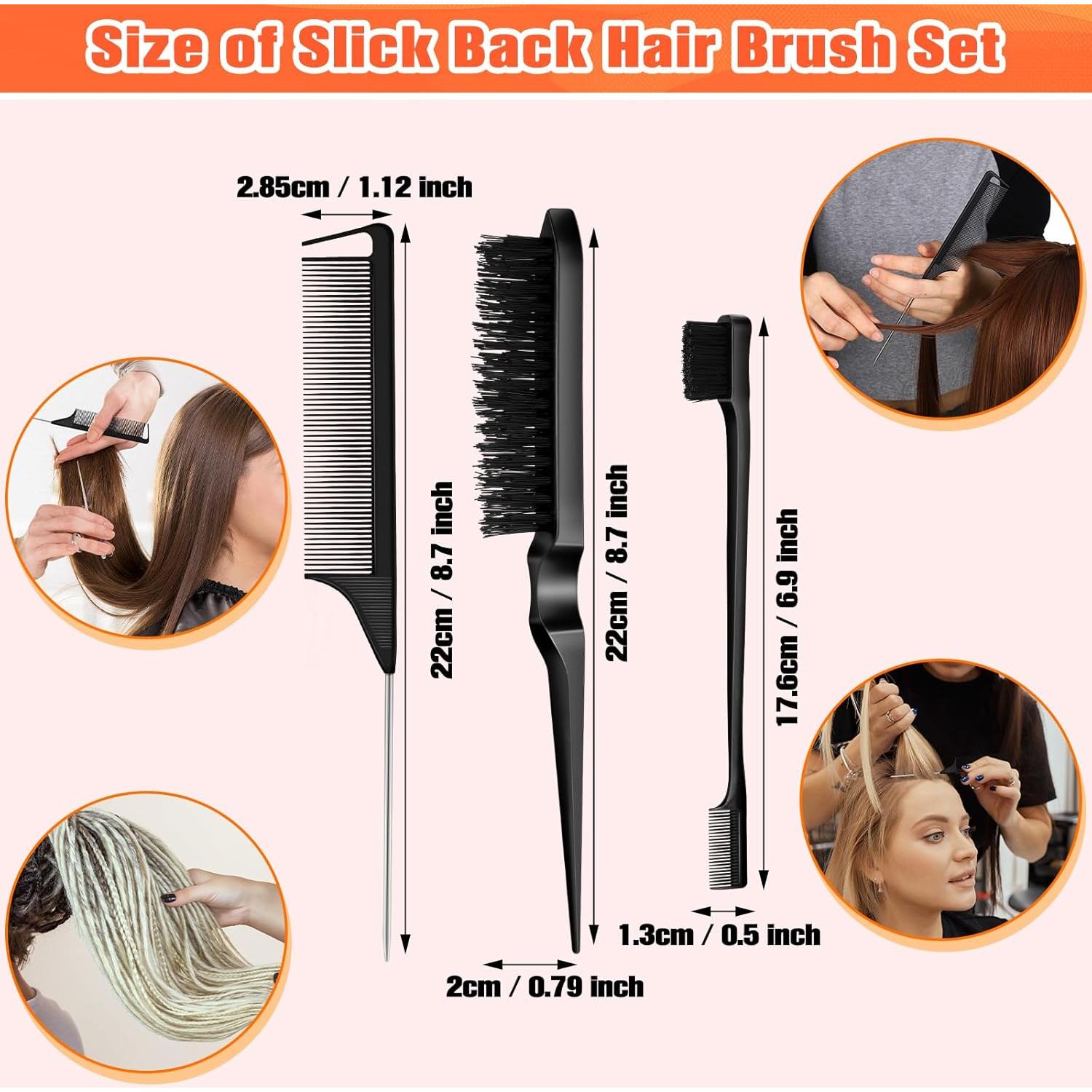 Kit de 160 Piezas de Horquillas y Cepillos Teenyyou - Negro