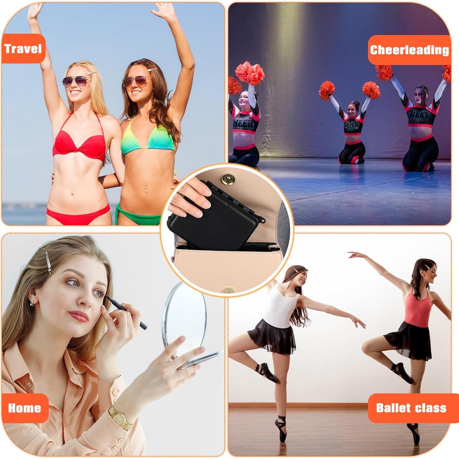 Kit de 160 Piezas de Horquillas y Cepillos Teenyyou - Negro