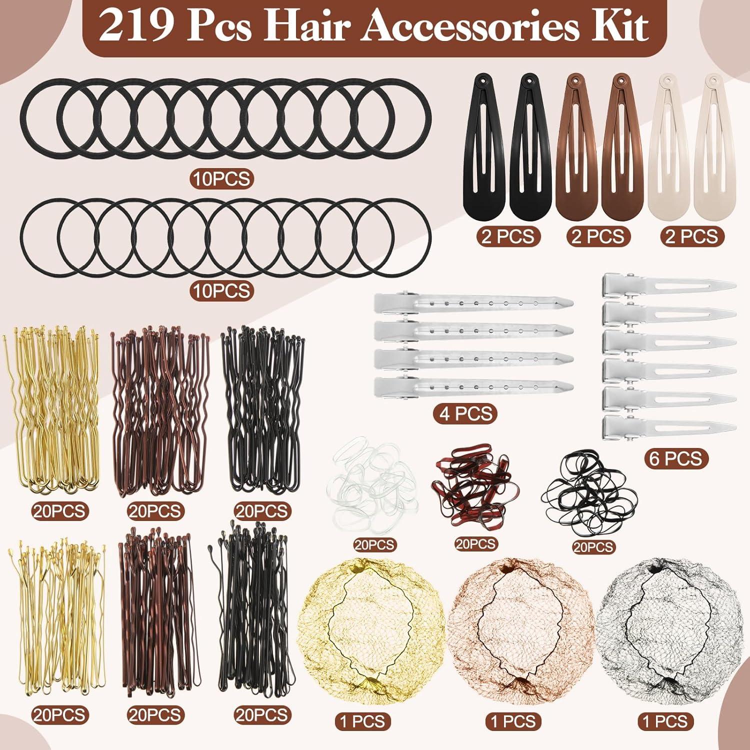 Kit de 219 Accesorios para el Cabello ProSuites con Caja