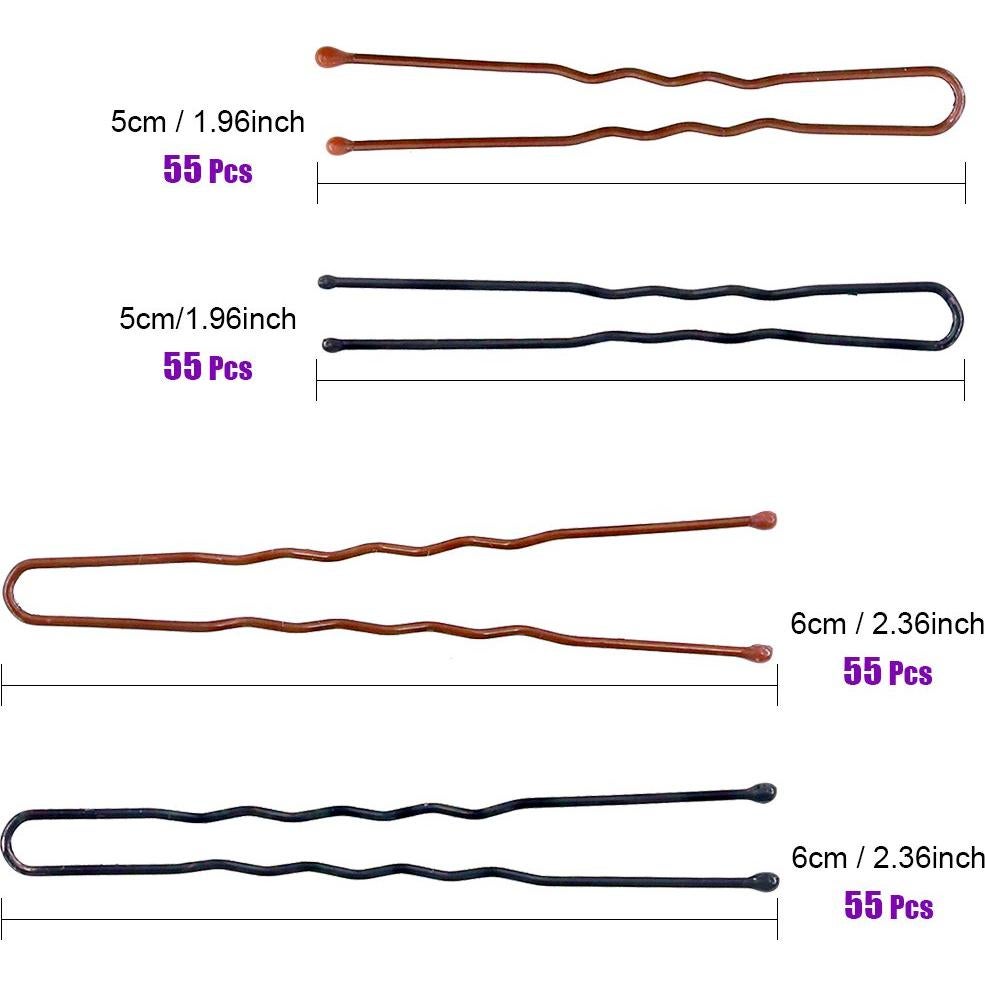 Kit de 220 Horquillas en U Swpeet 5cm y 6cm con Caja