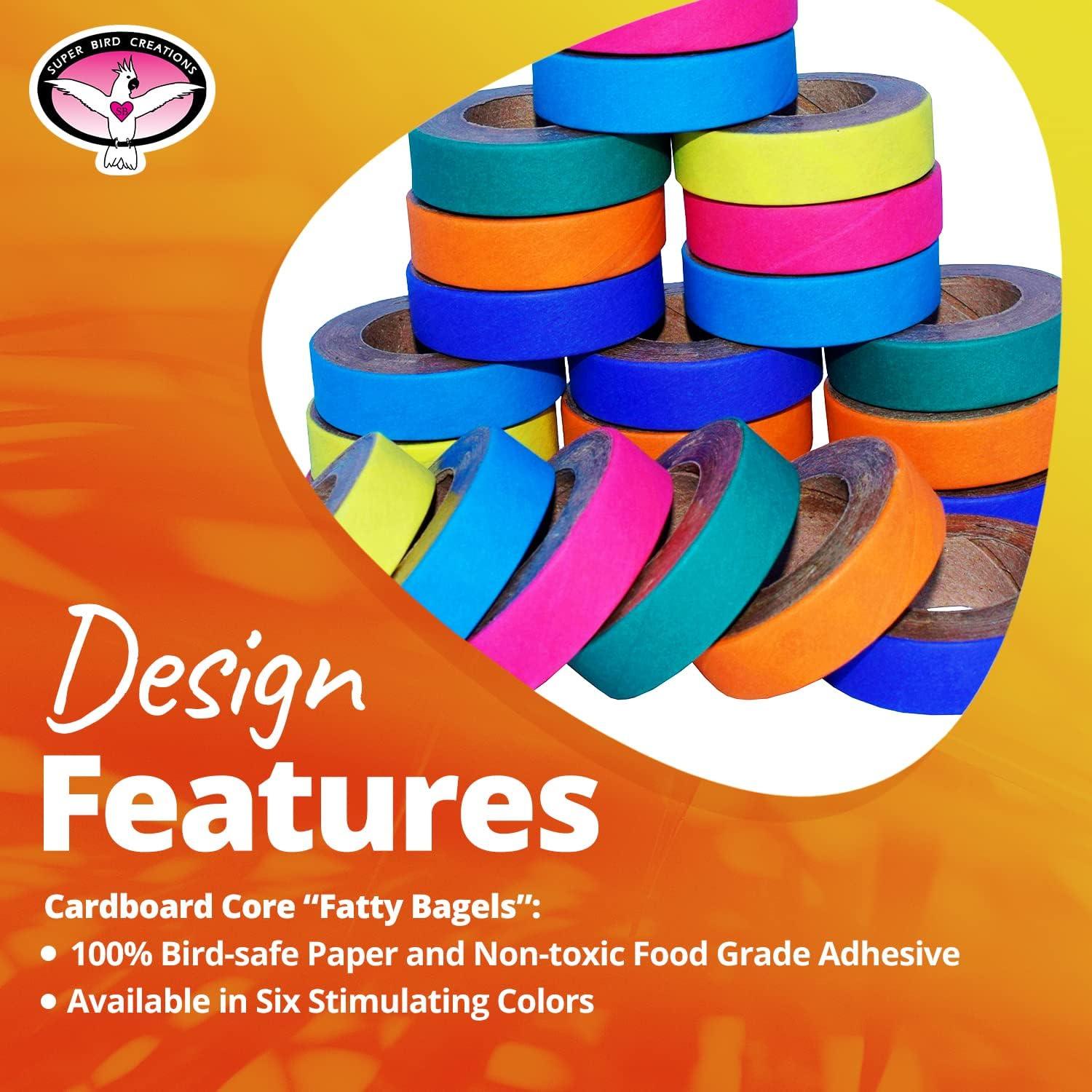Juguetes para Aves Super Bird Creations Fatty Bagels 24 Pzas