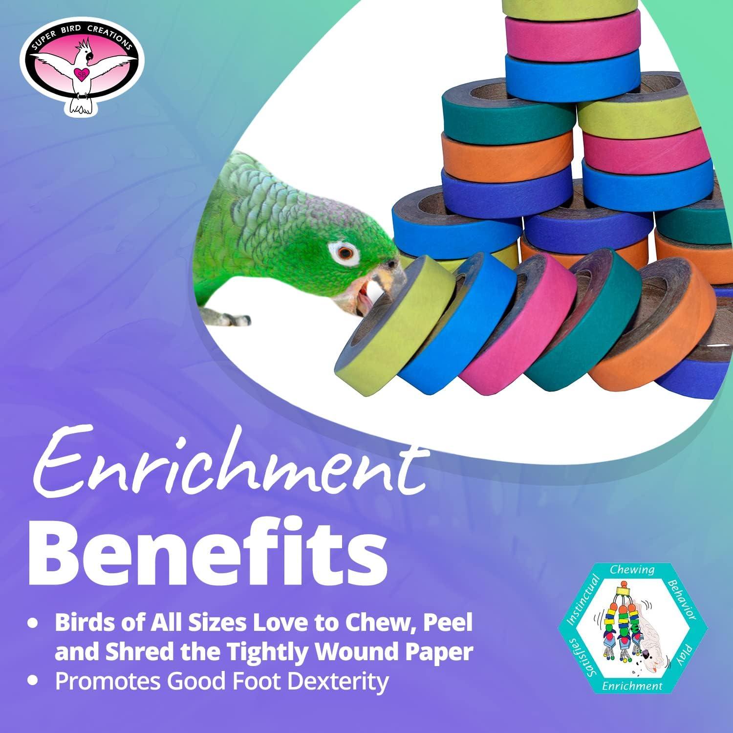 Juguetes para Aves Super Bird Creations Fatty Bagels 24 Pzas