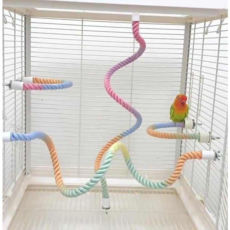 Perchas de Cuerda para Aves XINGLE 3 Pcs 33.4 y 77.5 cm