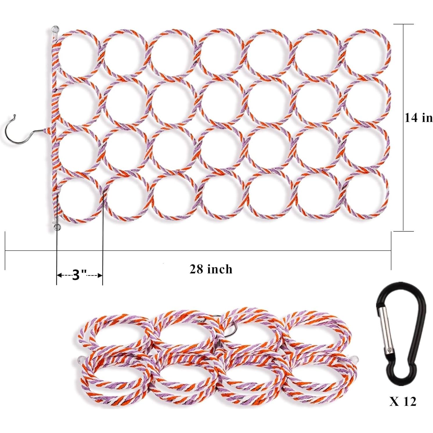 Yopay 2 Cuerdas de Escalada para Ratas y Aves 61x36cm