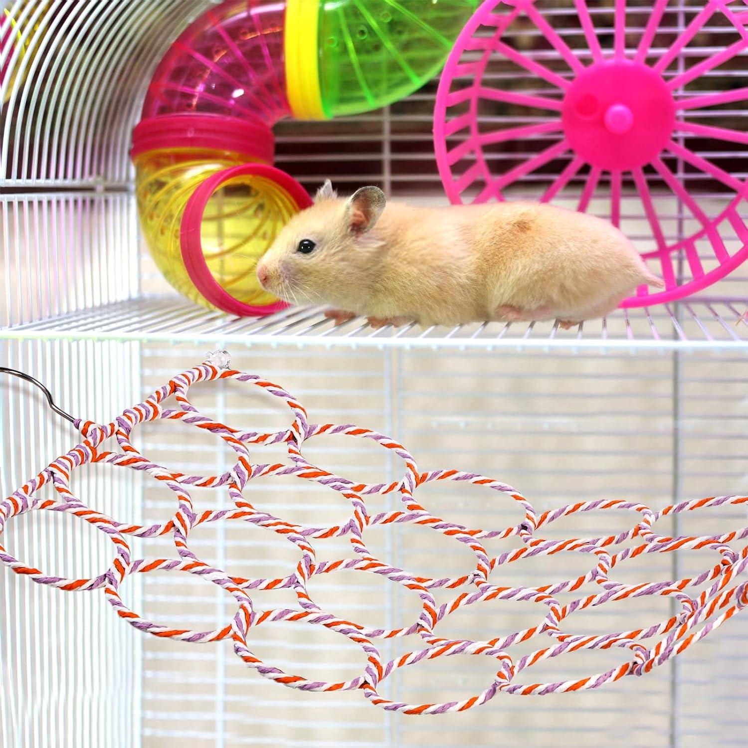 Yopay 2 Cuerdas de Escalada para Ratas y Aves 61x36cm