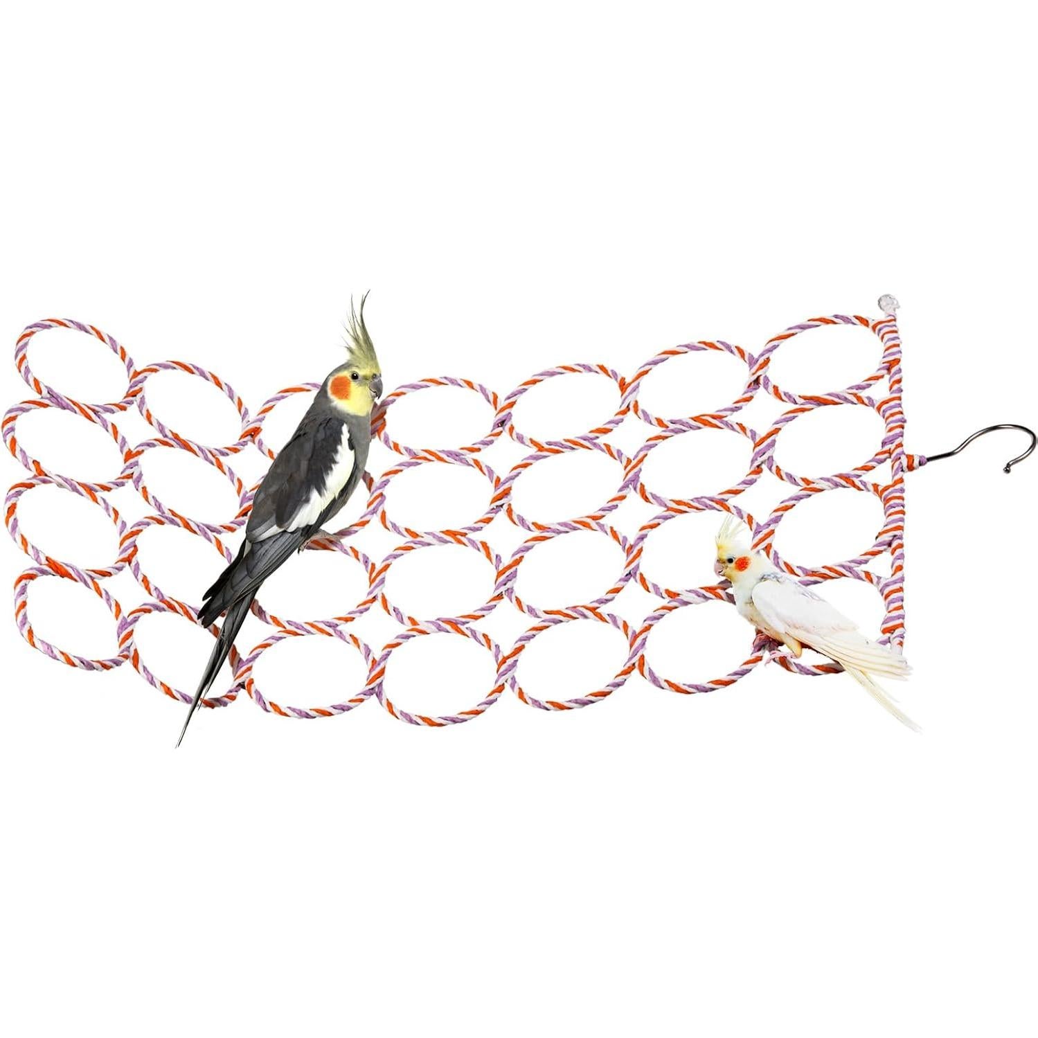 Yopay 2 Cuerdas de Escalada para Ratas y Aves 61x36cm