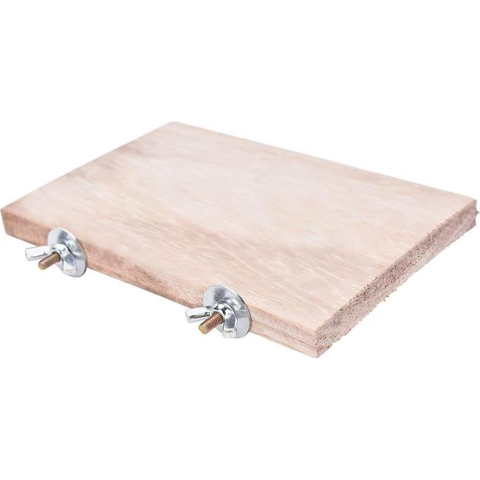 Perchera de Madera Natural Dream-Wonderland para Loros y Pequeños Animales