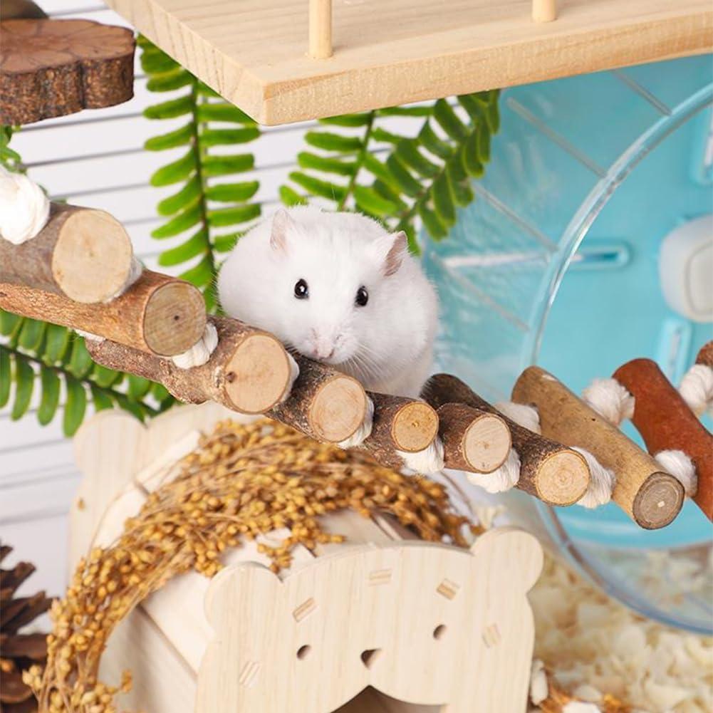 Accesorios para Jaula de Aves Leopacat - Hamaca y Perchas