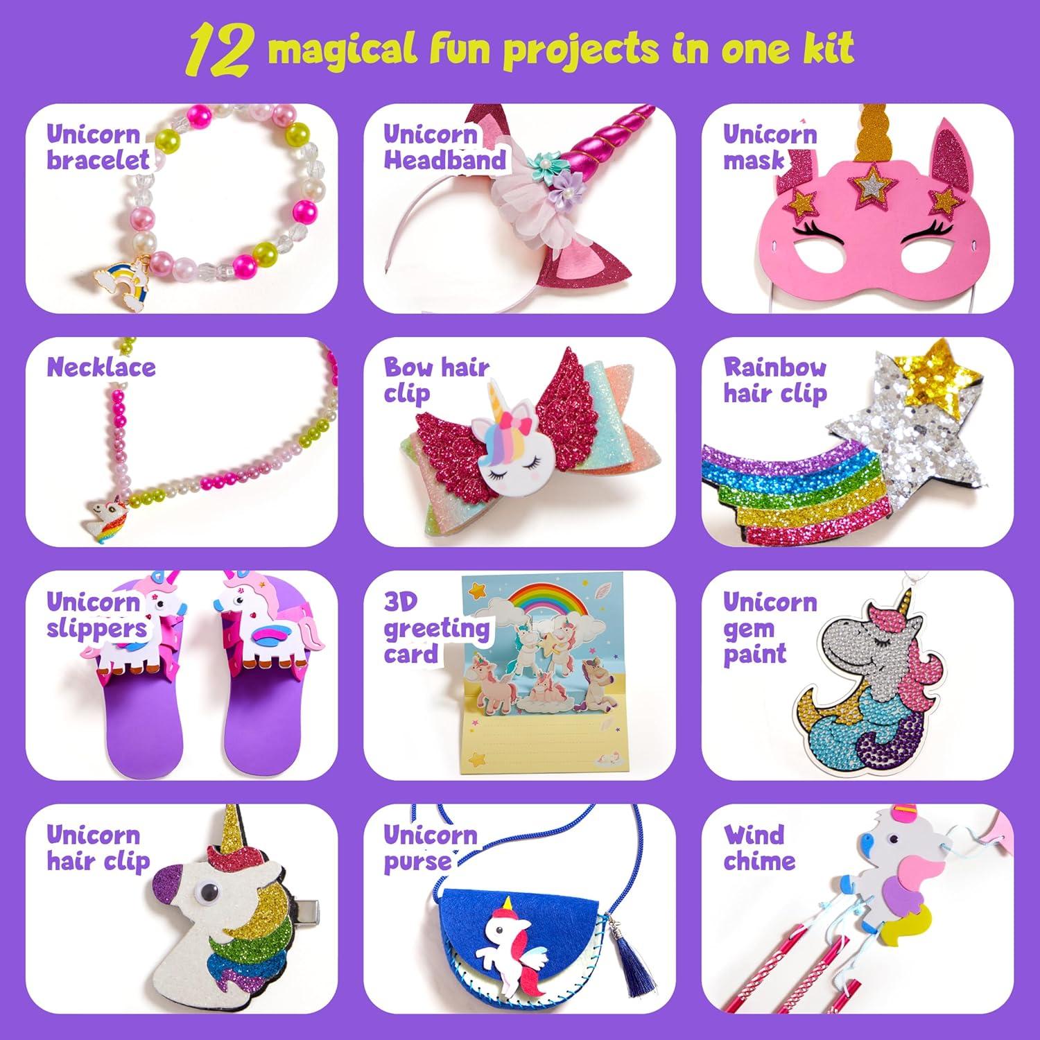 Kit de Manualidades Unicornio Dan&Darci - 12 Proyectos Creativos