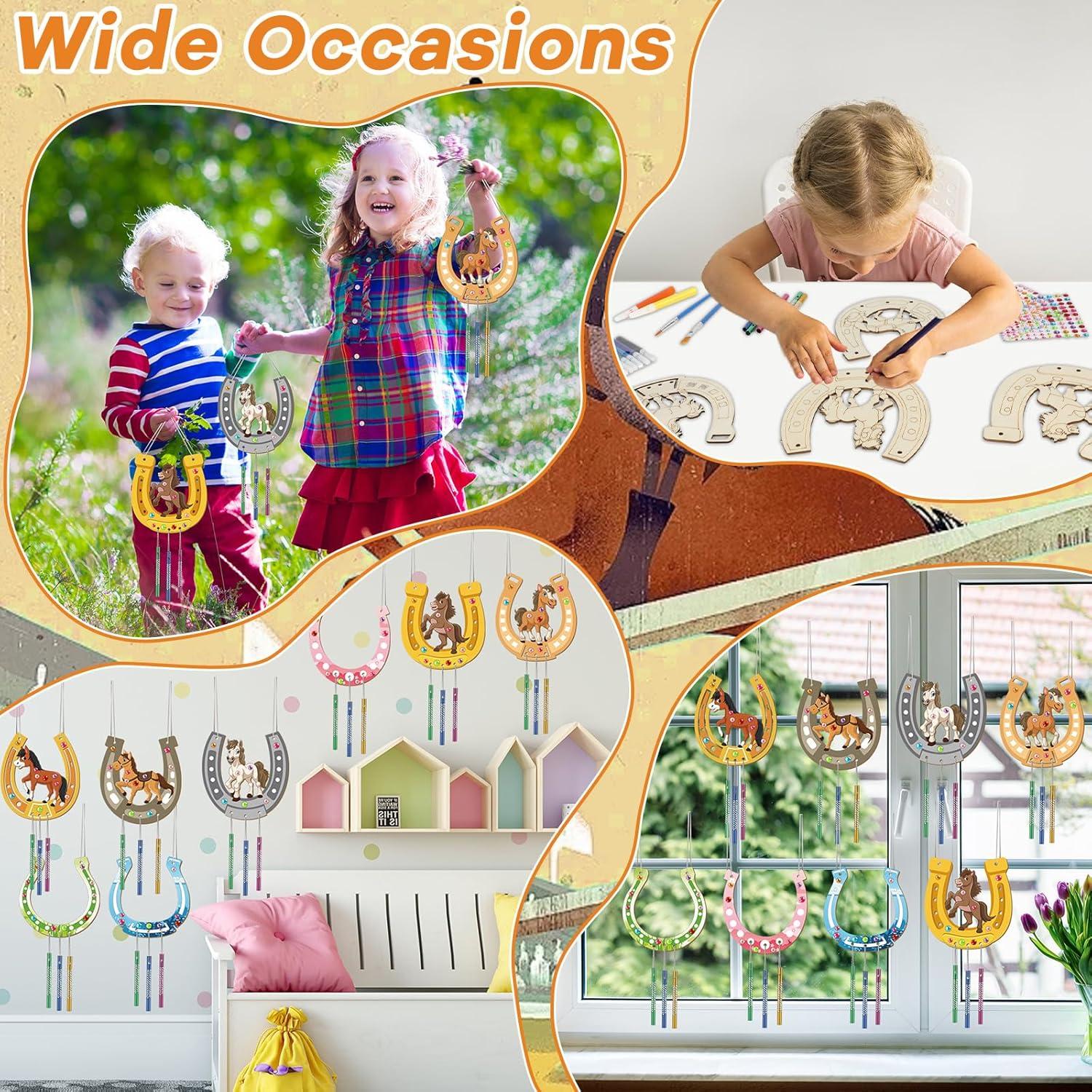 Kit de Manualidades de Campana de Viento Gisgfim - 16 Piezas