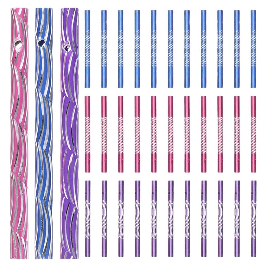 50 Tubos de Campana de Viento Didiseaon de Aluminio Multicolor