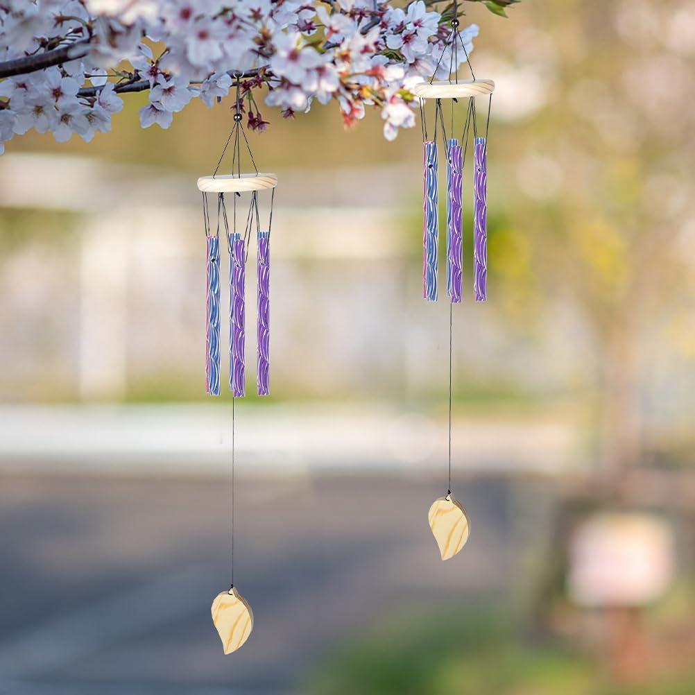 50 Tubos de Campana de Viento Didiseaon de Aluminio Multicolor