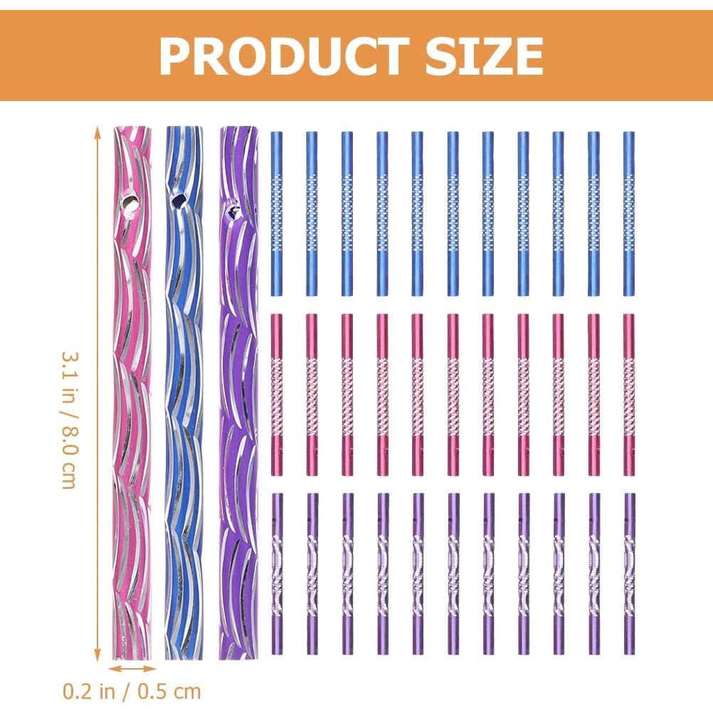 50 Tubos de Campana de Viento Didiseaon de Aluminio Multicolor