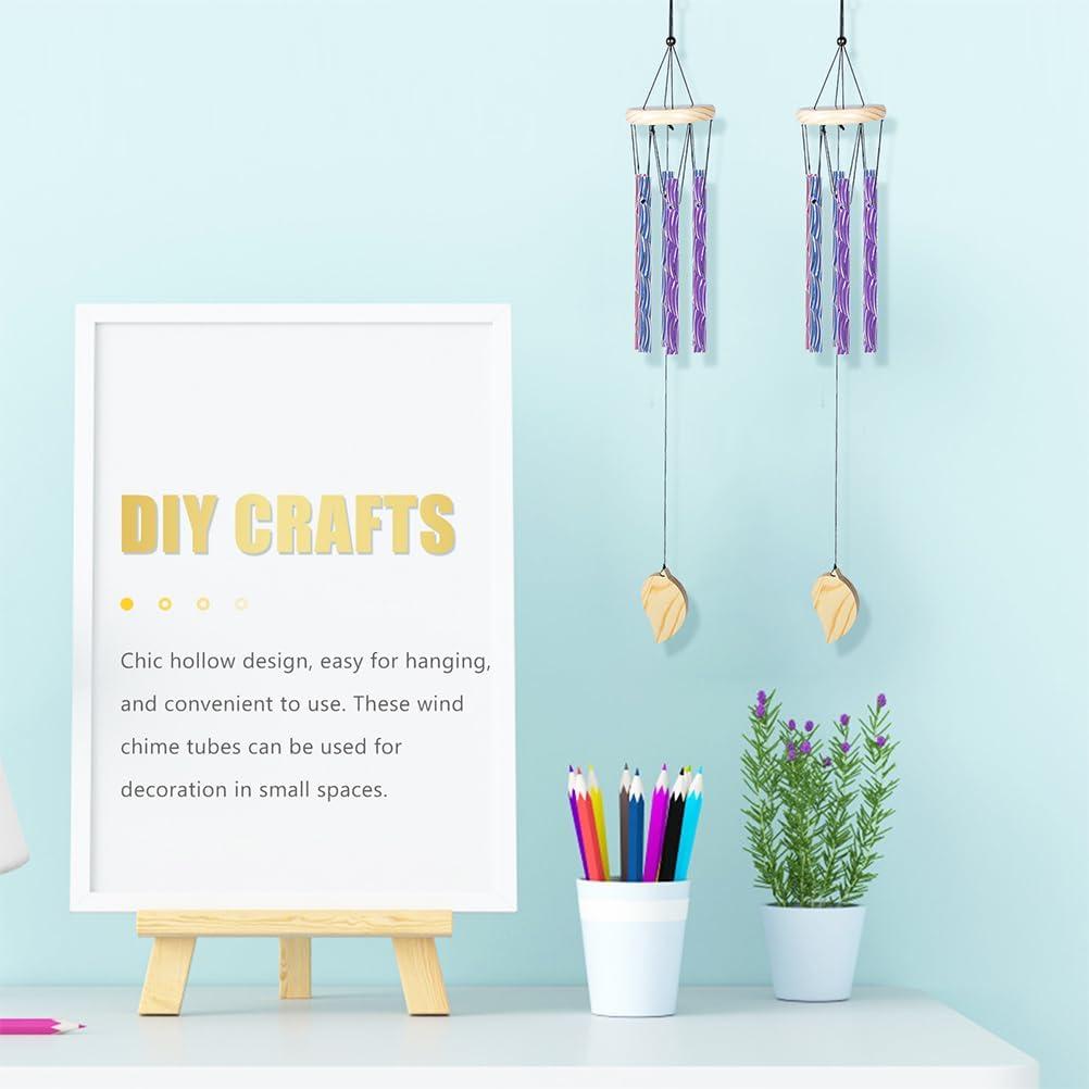 50 Tubos de Campana de Viento Didiseaon de Aluminio Multicolor