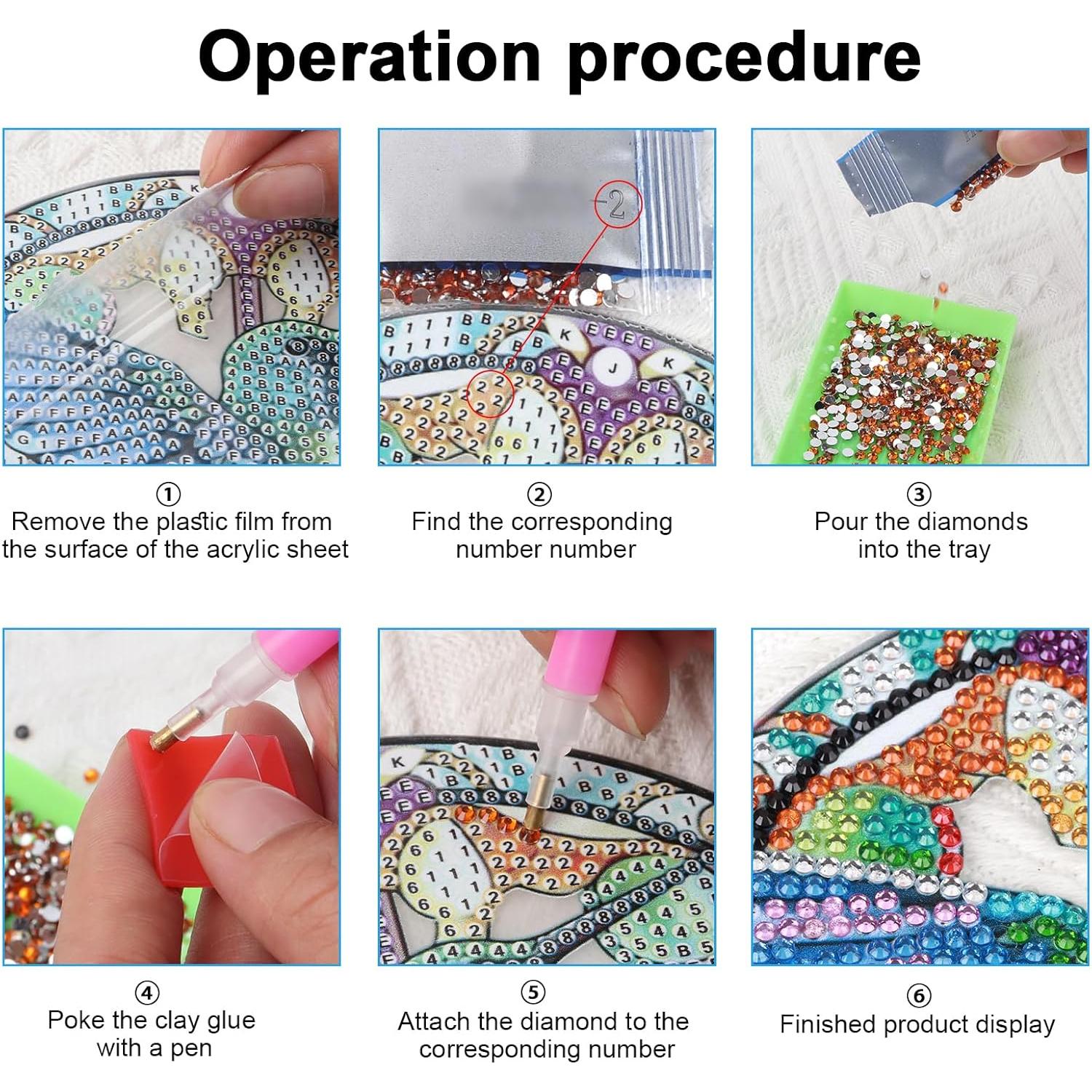 Colgante de Pintura de Diamante JISHSHAY Mariposa 3 DIY