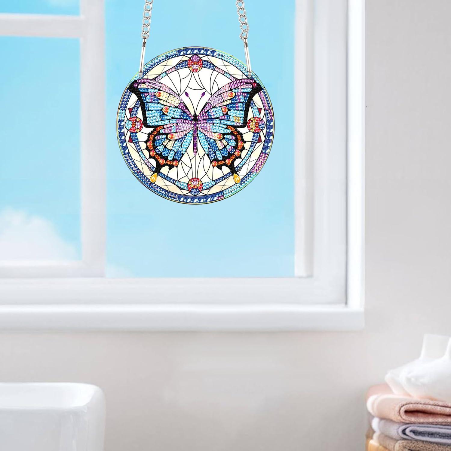 Colgante de Pintura de Diamante JISHSHAY Mariposa 3 DIY