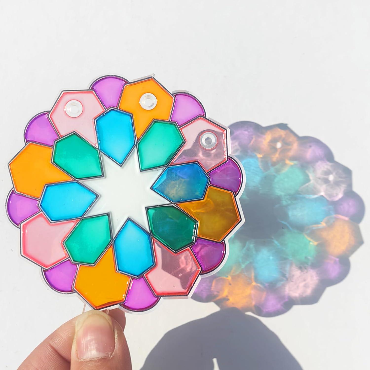 Kits de Manualidades Ramadán Ayhuhra 30 Piezas Suncatcher