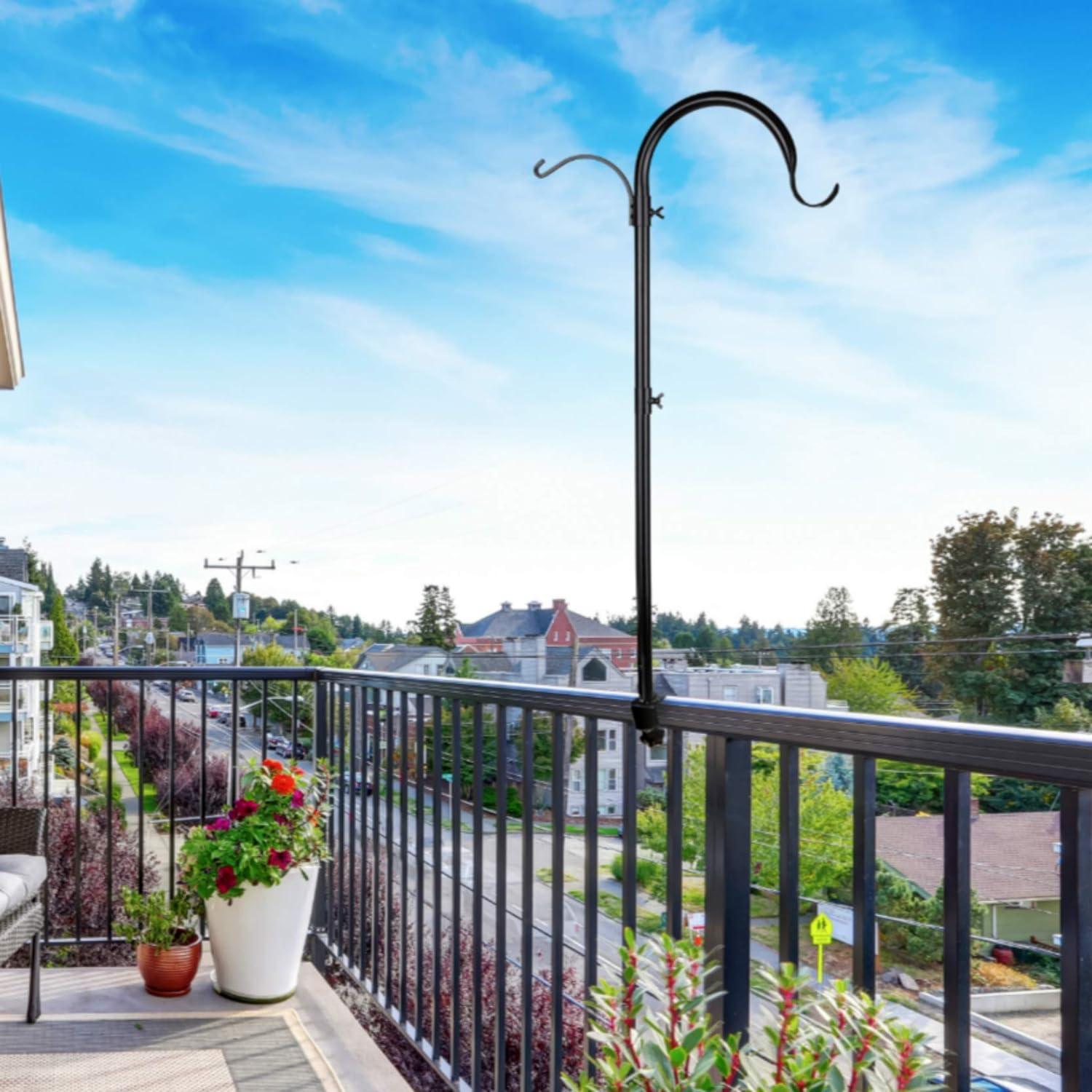 Gancho de Barandilla WOSIBO 3 Ramas 94 cm para Comederos