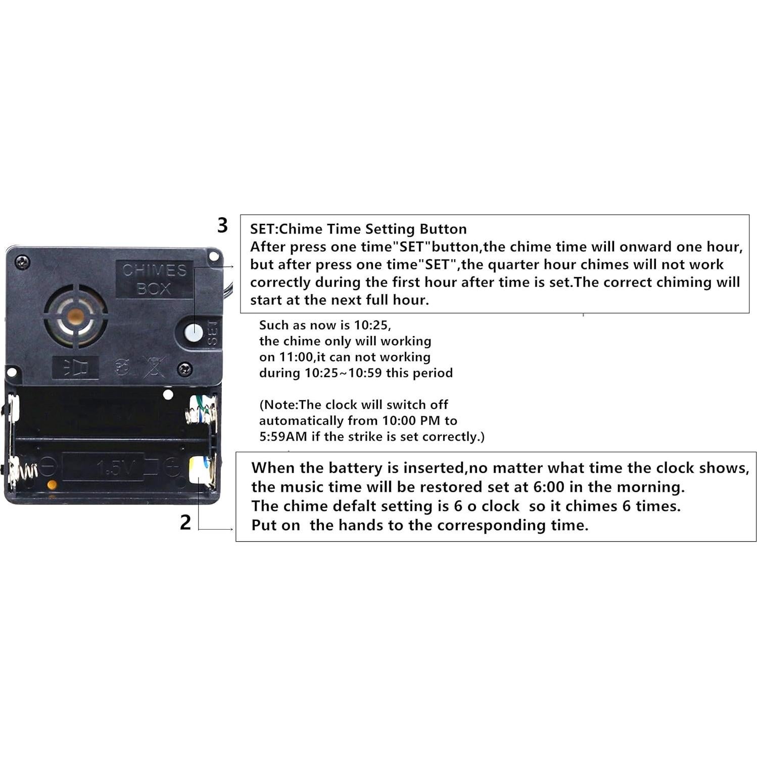 Caja de Campanas Westminster TIKROUND para Reloj - 42.6g