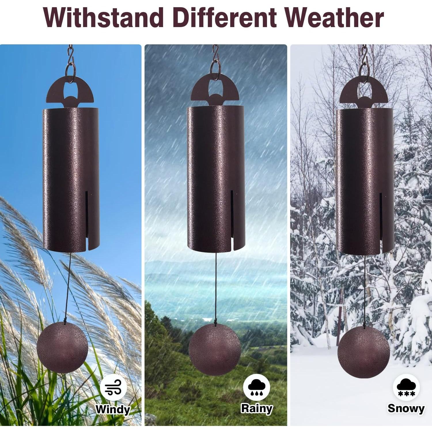 Campana de Viento ASTARIN de Bronce 61 cm para Jardín