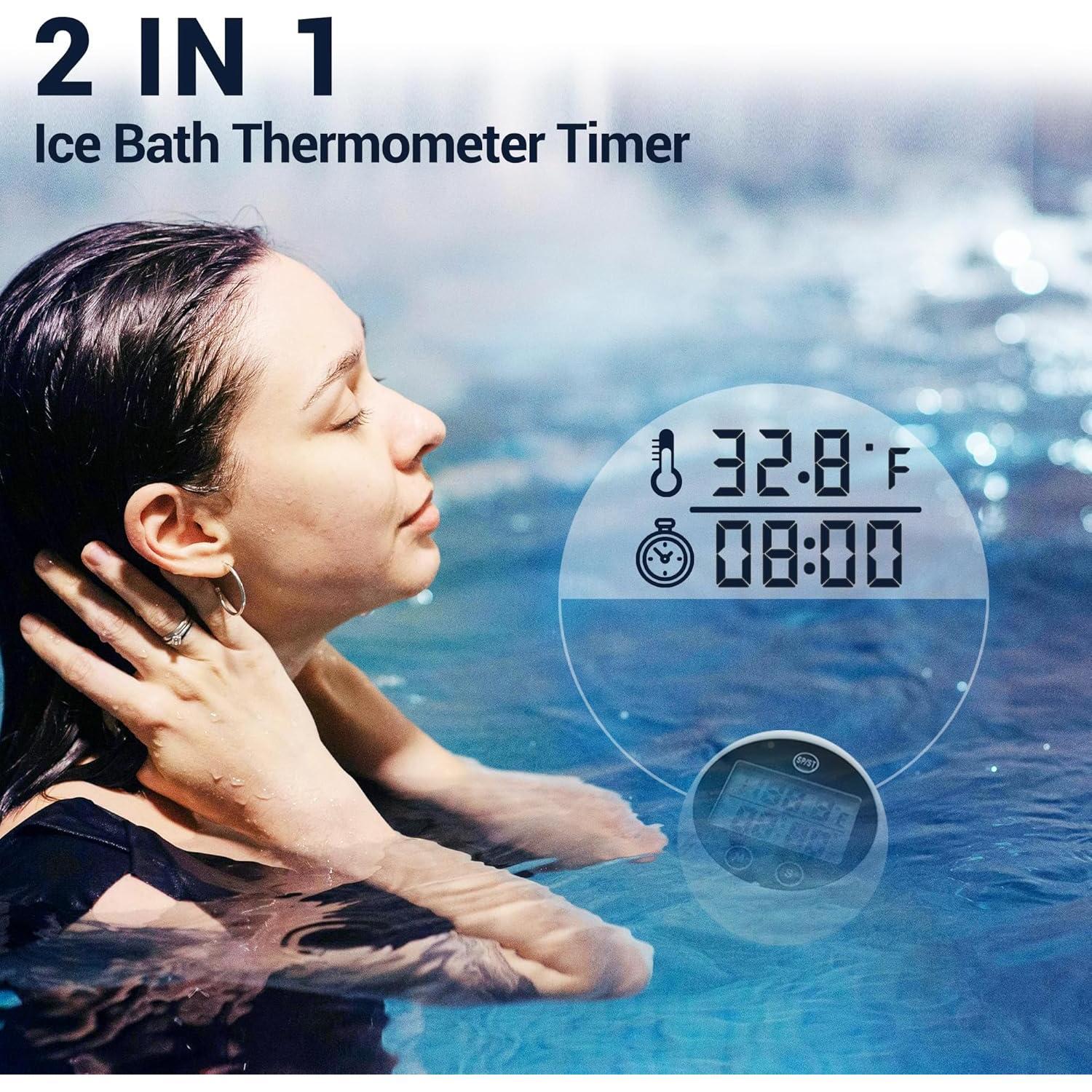 Termómetro Flotante para Baño de Hielo Qiweilong M3 con Temporizador