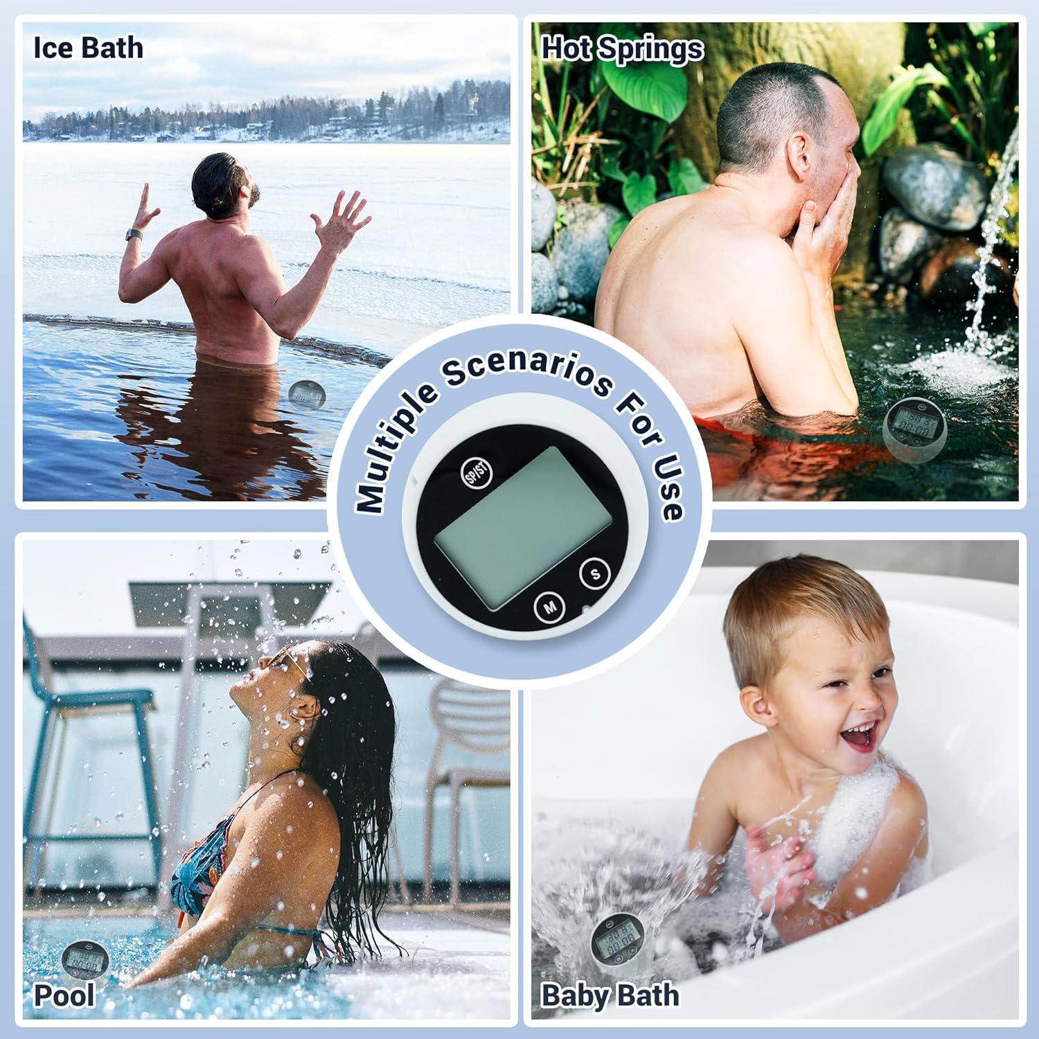 Termómetro Flotante para Baño de Hielo Qiweilong M3 con Temporizador