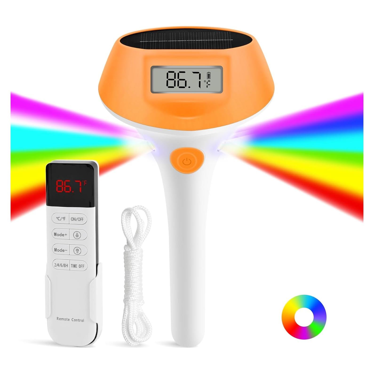 Termómetro Digital Flotante Solar IdearDay LD-PTL10-A IP68