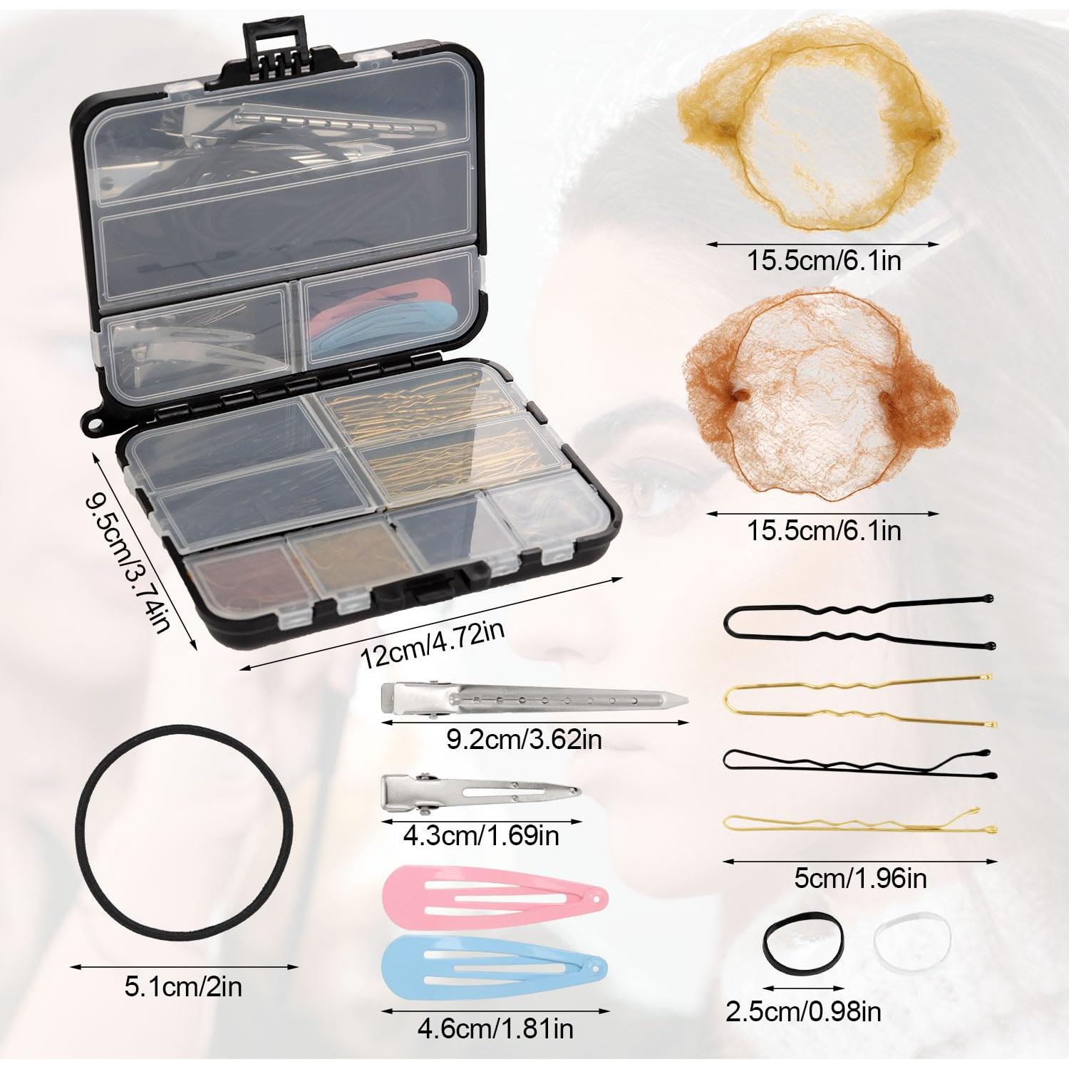 Juego de Clips para el Cabello 160pcs XIHIRCD con Caja