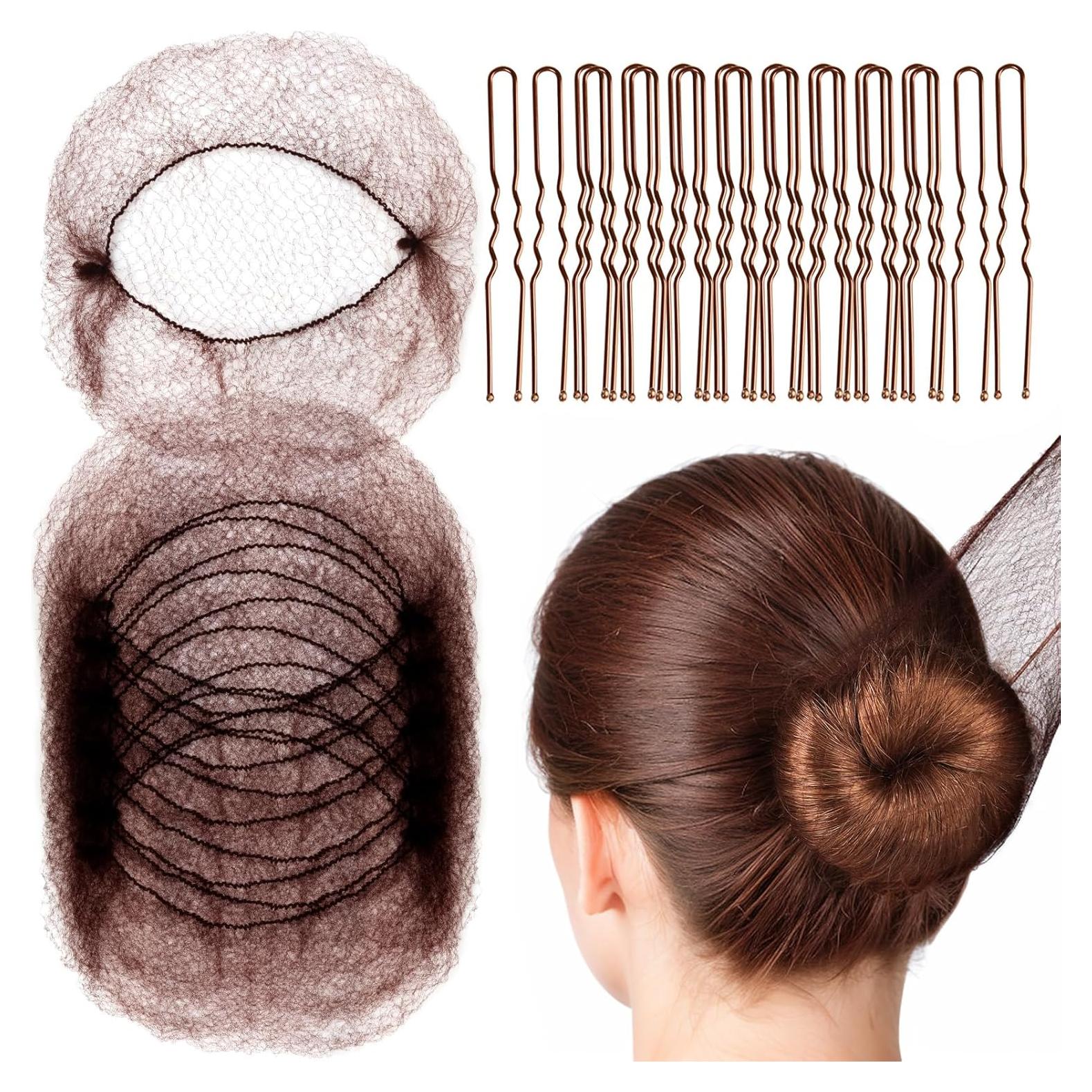 Juego de Accesorios para el Cabello Fandamei 20 Redes y 40 Horquillas