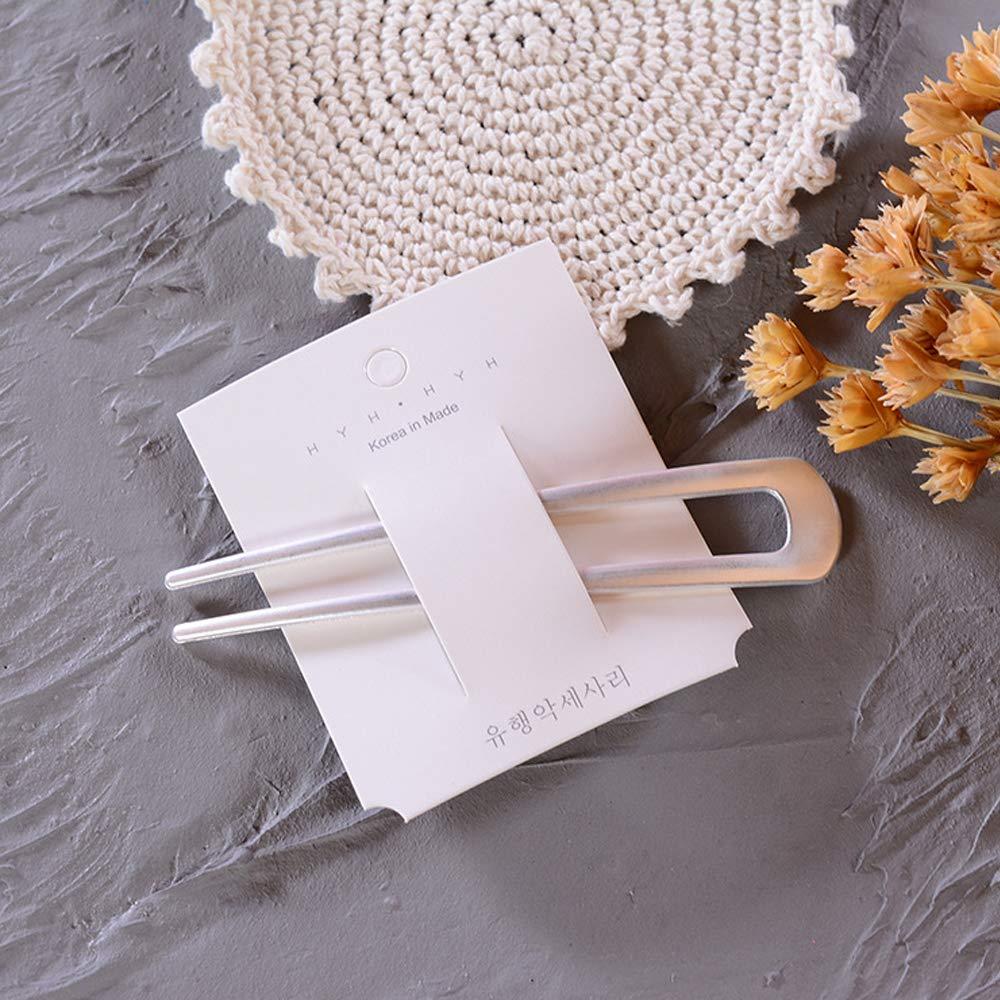 Paquete de 2 Horquillas en U Benefree Plata y Oro para Cabello