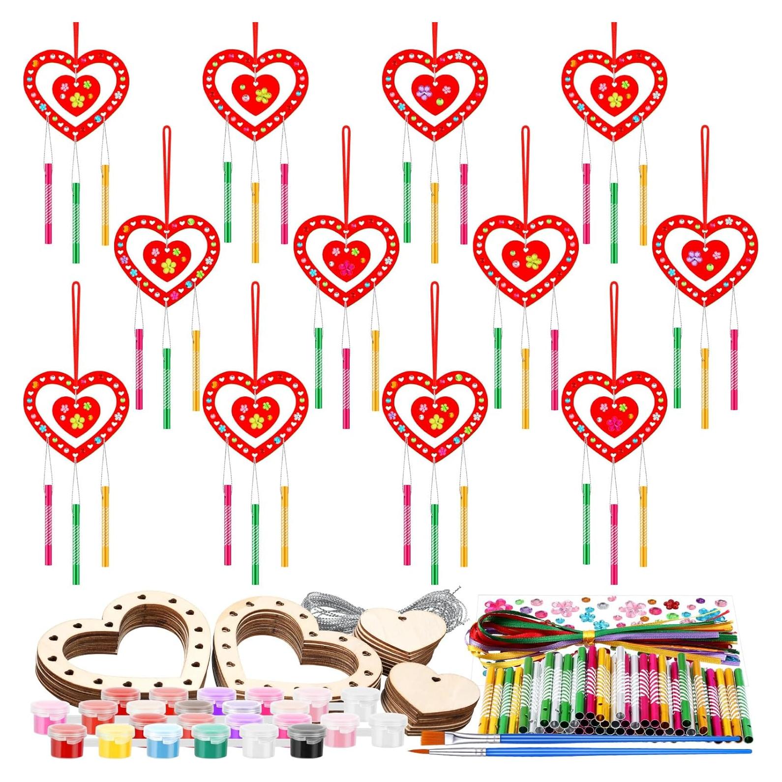Kit de Campana de Viento DIY Colingmill Corazón 30 Piezas