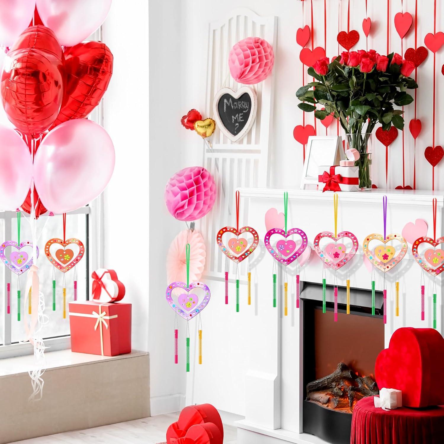 Kit de Campana de Viento DIY Colingmill Corazón 30 Piezas