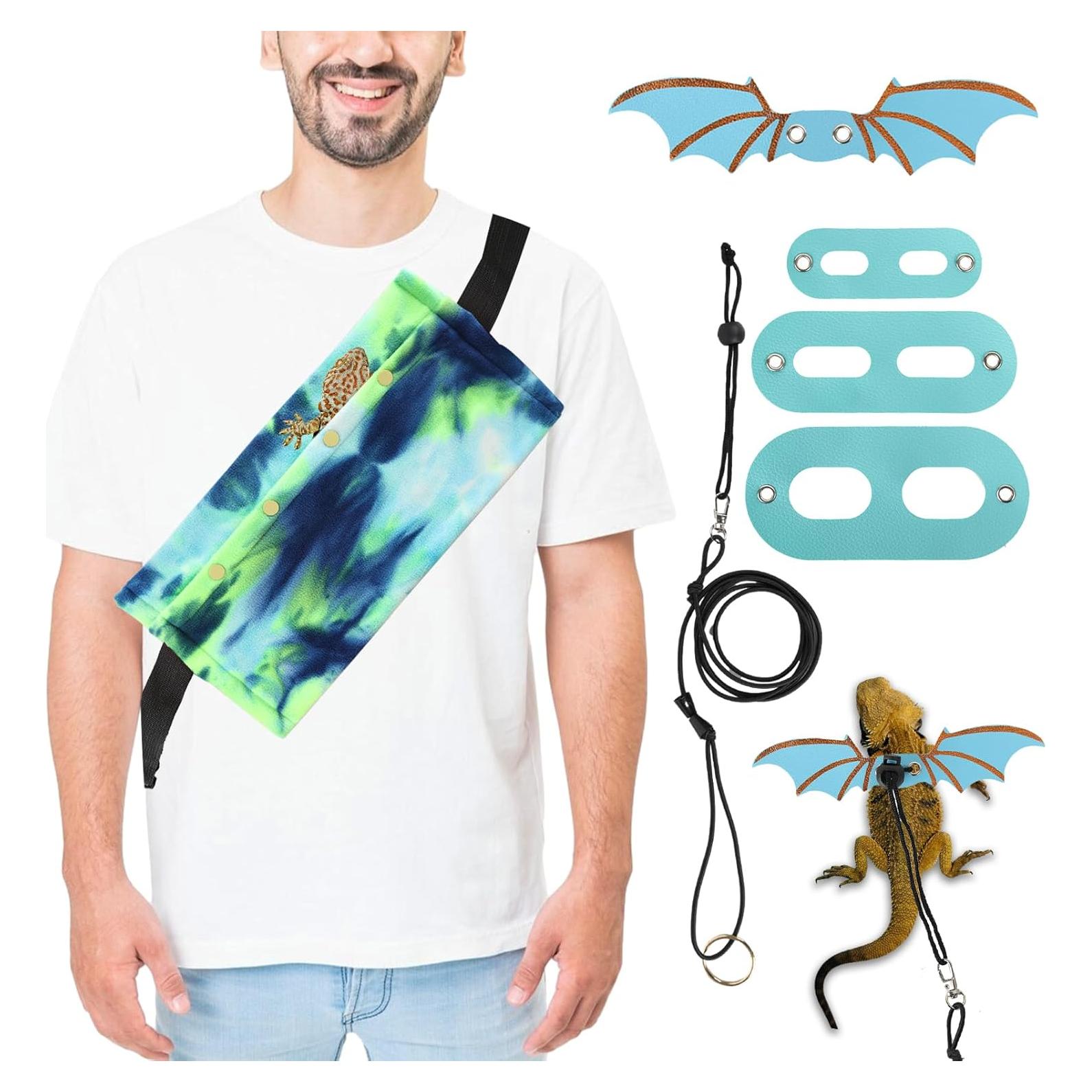 Transportador de Dragón Barbudo Esmorah con Correa Ajustable