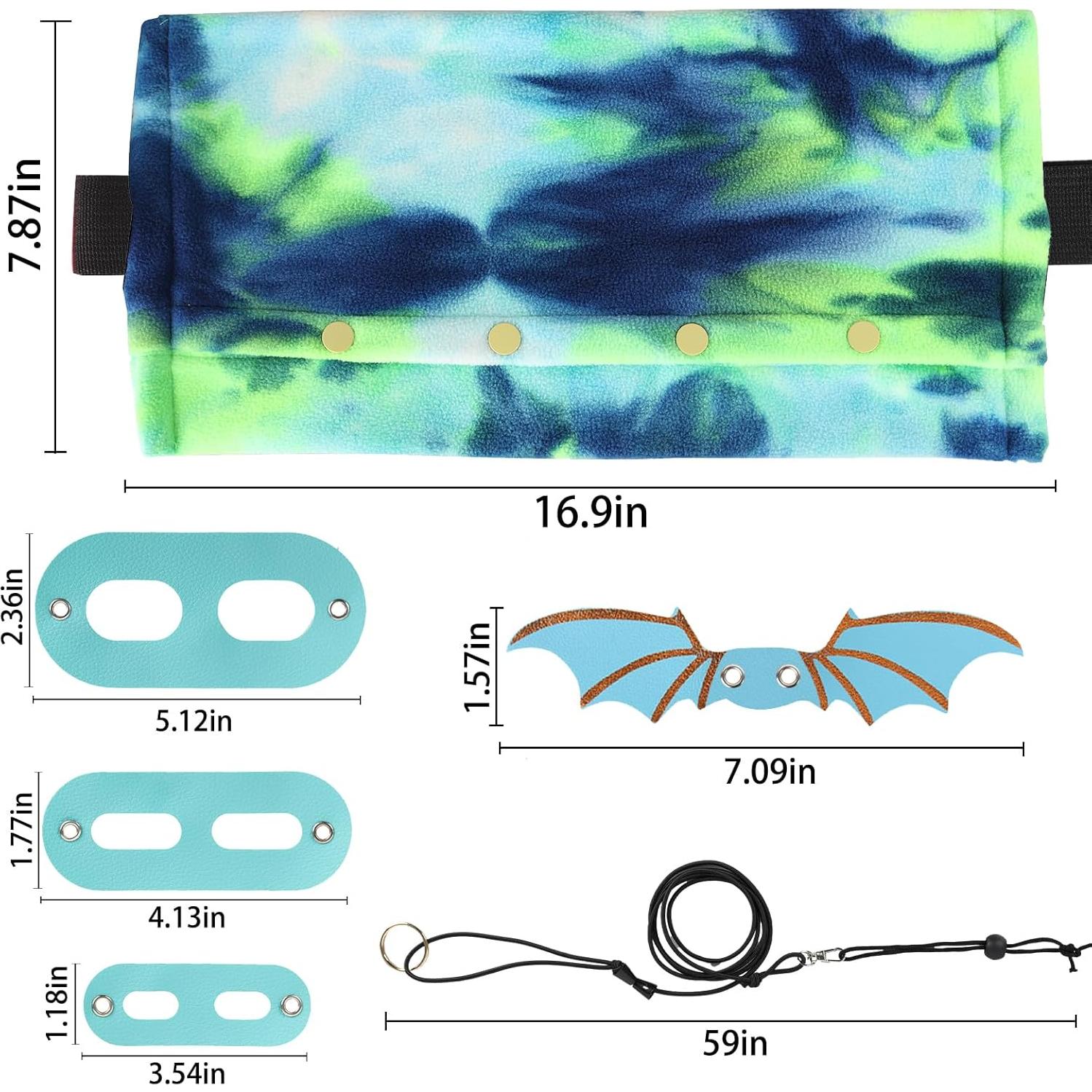 Transportador de Dragón Barbudo Esmorah con Correa Ajustable
