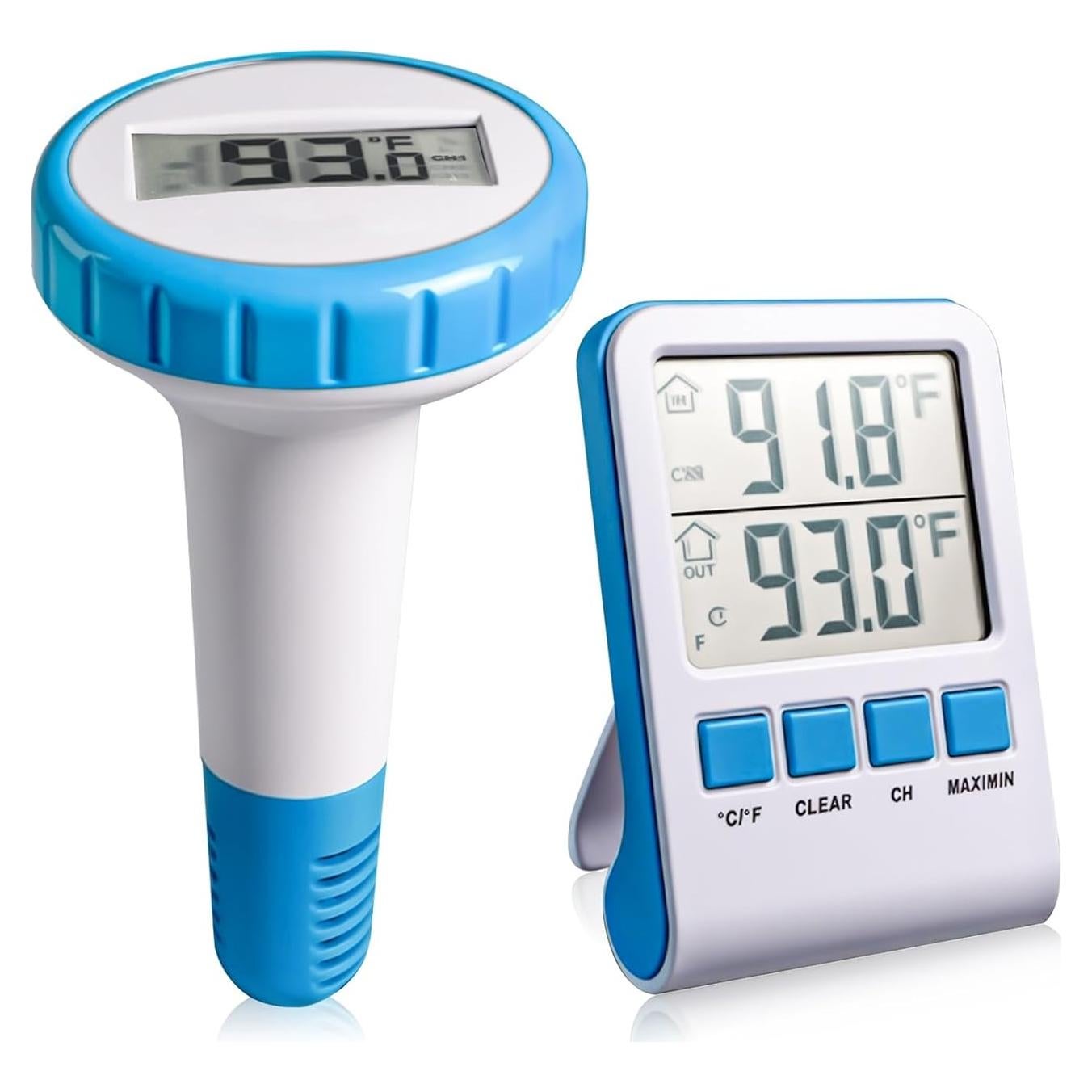 Termómetro Digital Flotante Efeng para Piscina IPX8 - Blanco