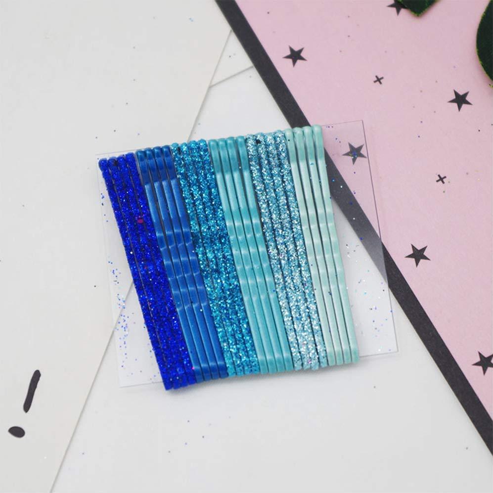 Pinzas de Cabello Brillantes Whitebridge 144pcs - Clips de Metal