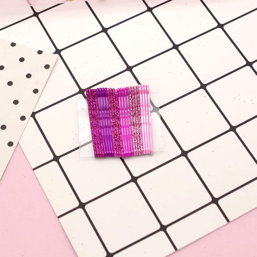 Pinzas de Cabello Brillantes Whitebridge 144pcs - Clips de Metal