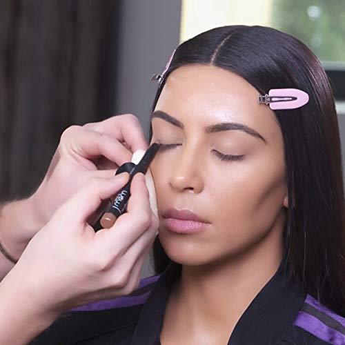 Clips para el Cabello Sin Doblado LUOTIVON 6 Piezas Negro/Rosa