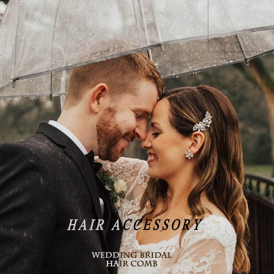 Set 5 Peines de Perlas Foyte para Novias y Damas de Honor