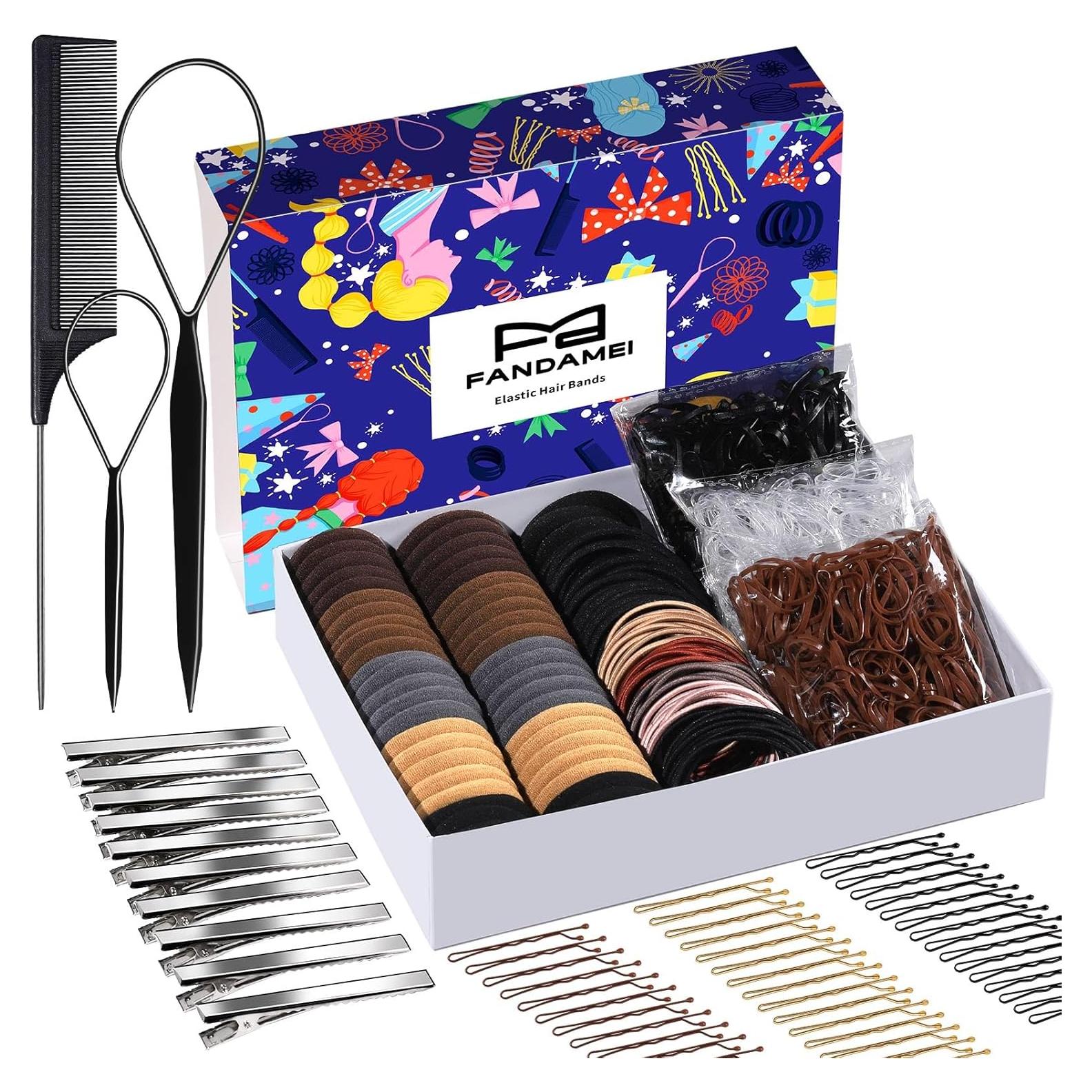 Kit de Accesorios para el Cabello FANDAMEI - 900 Piezas