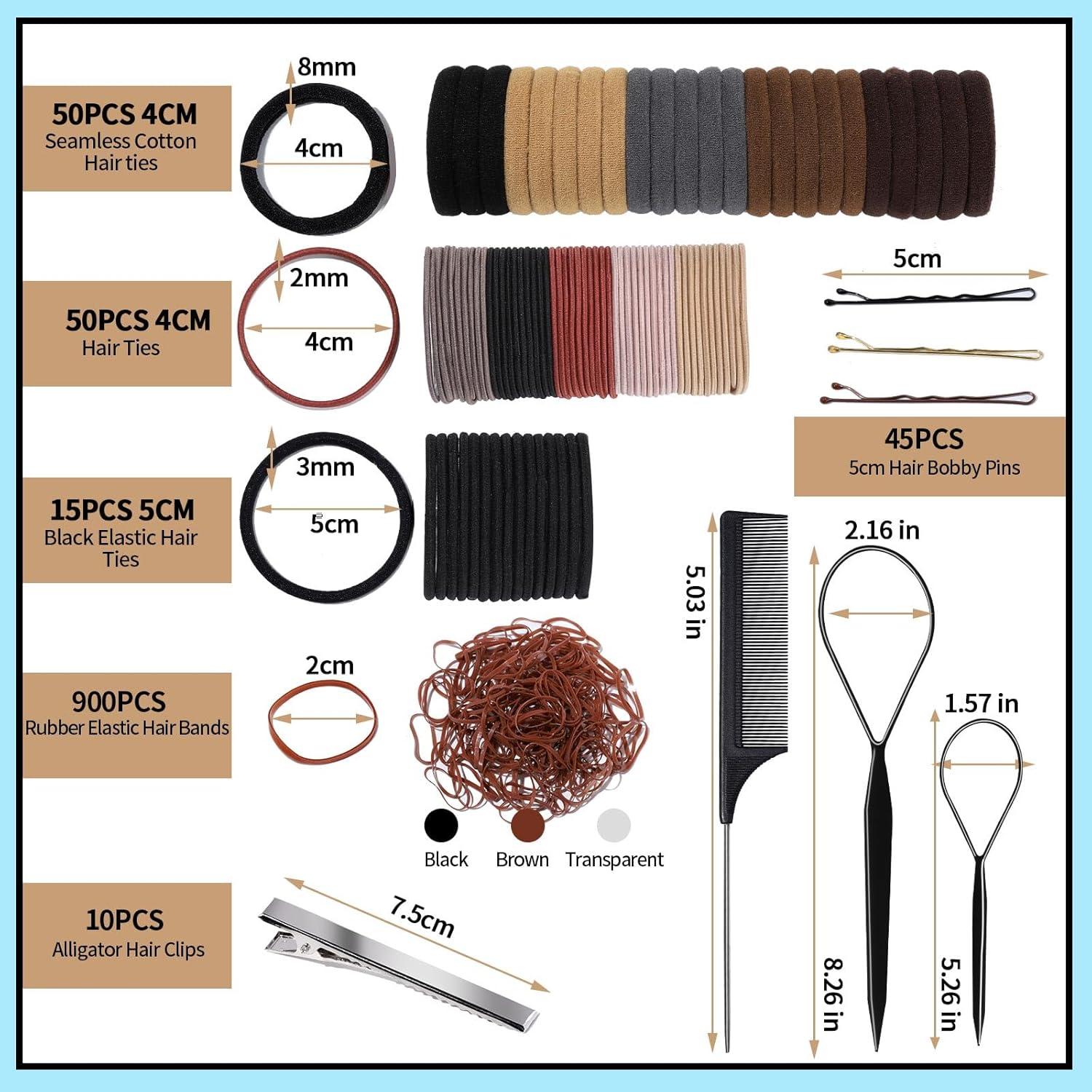 Kit de Accesorios para el Cabello FANDAMEI - 900 Piezas